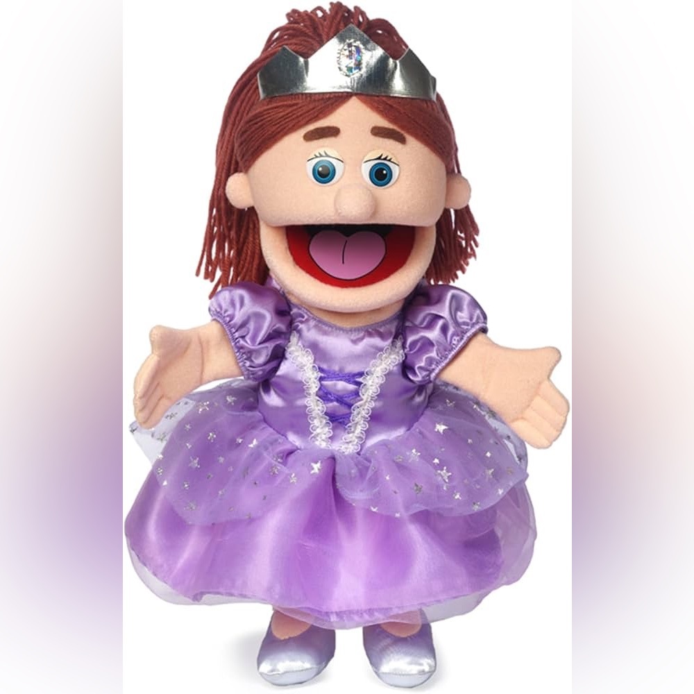🆕 NWT 14” princess, Peach Girl, Hand Puppet